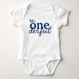 Mr Onederful Baby Shirt