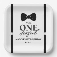 Mr. ONEderful Bowtie First 1st Birthday Party