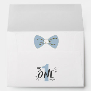Mr Onederful Envelope Boy Baby Blue