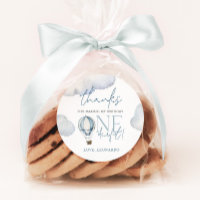 Mr ONEderful Hot Air Ballon Boy 1st Birthday Blue