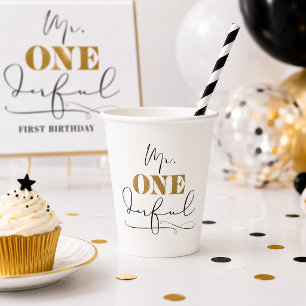 Mr. Onederful Paper Cups