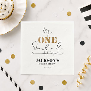 Mr. Onederful Paper Napkins