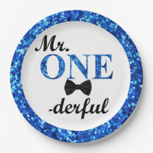 Mr. ONEderful Paper Plates