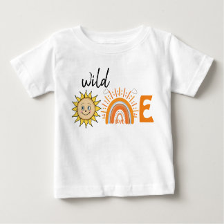 Mr.Onederful Rainbow and Sun Party Baby 1st Birthd T-Shirt