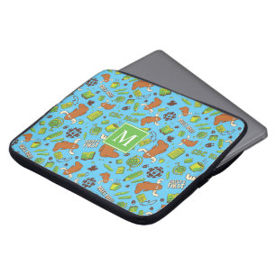 Mr. Orlando Pattern Monogram Laptop Sleeve
