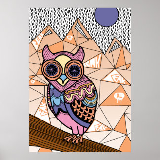 Mr. Owl Art Print
