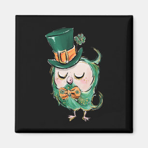 Mr Owl Sticker Magnet