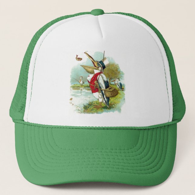 MR PELICAN FISHING TRUCKER HAT (Front)