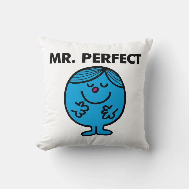 Mr. Perfect | Quietly Content Cushion (Front)