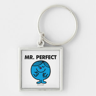 Mr. Perfect Quietly Content Key Ring