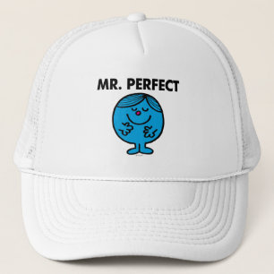 Mr. Perfect Quietly Content Trucker Hat