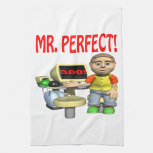 Mr Perfect Tea Towel