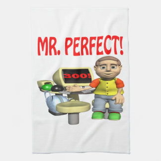 Mr Perfect Tea Towel