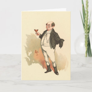 Mr. Pickwick by Kyd, Dickens' The Pickwick Papers Card