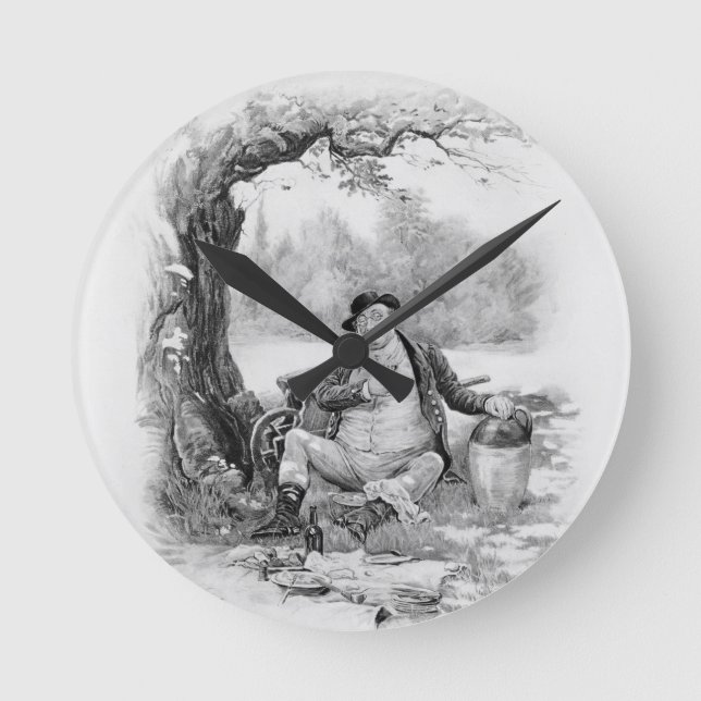 Mr Pickwick, from 'Charles Dickens: A Gossip about Round Clock (Front)