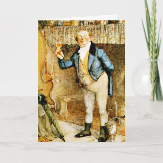 Mr. Pickwick proposes a toast by Frank Reynolds Holiday Card