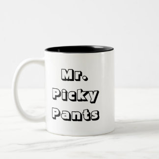 Mr. Picky Pants Two-Tone Coffee Mug