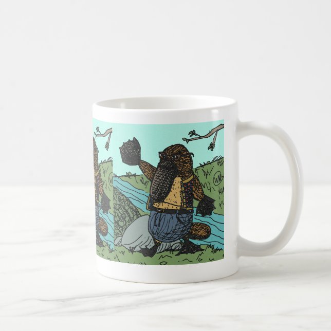 Mr Platypus Mug (Right)