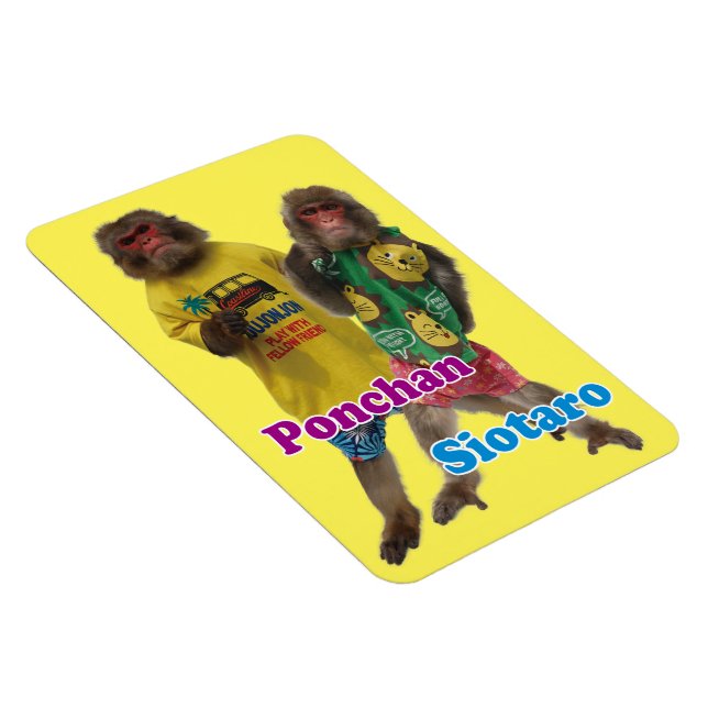 Mr.Ponchan and Siotaro magnet　ぽんちゃん＆しおたろうマグネット Magnet (Right Side)