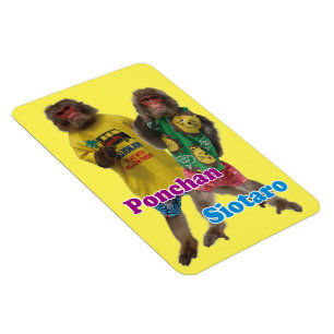 Mr.Ponchan and Siotaro magnet ぽんちゃん& Magnet