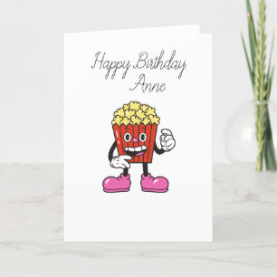 Mr. popcorn Birthday card