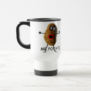 Mr Potato Cartoon Travel Mug