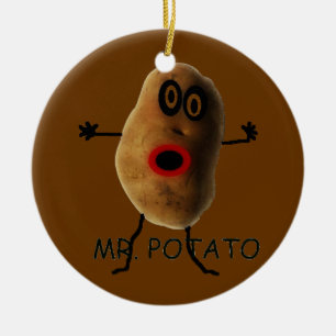 Mr Potato Christmas Ornament