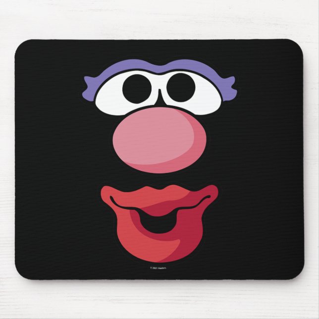 Mr. Potato Head Halloween Mrs. Potato Head Big Fac Mouse Pad (Front)