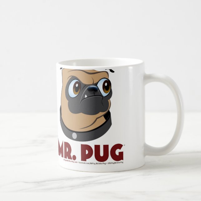 Mr. Pug Mug (Right)
