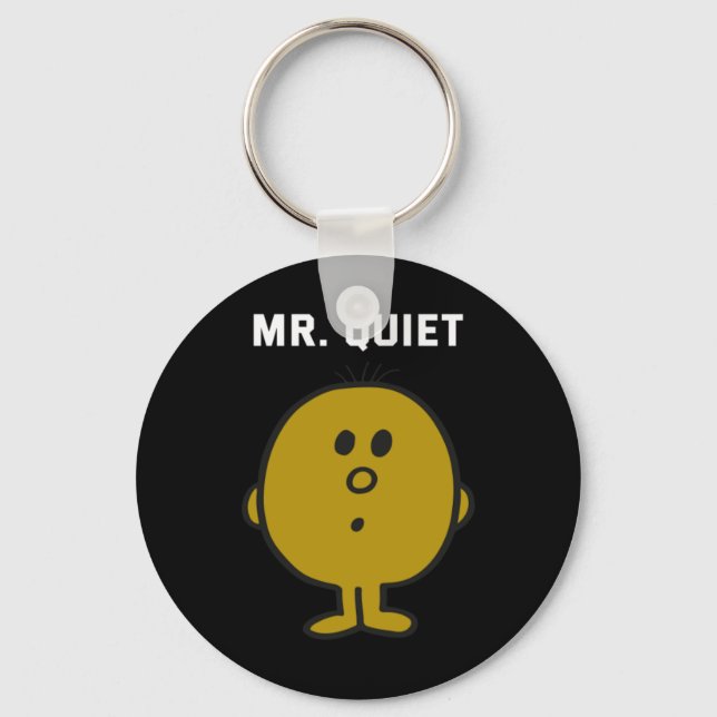 Mr Quiet Design Key Ring (Front)