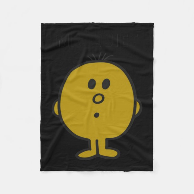 Mr Quiet Fleece Blanket (Front)