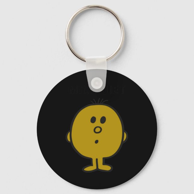Mr Quiet Key Ring (Front)