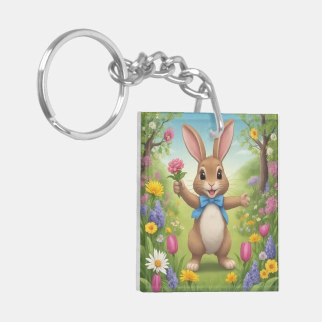 Mr. Rabbit Acrylic Key Ring (Front Left)