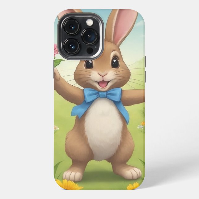Mr. Rabbit Easter Phone Case (Back)
