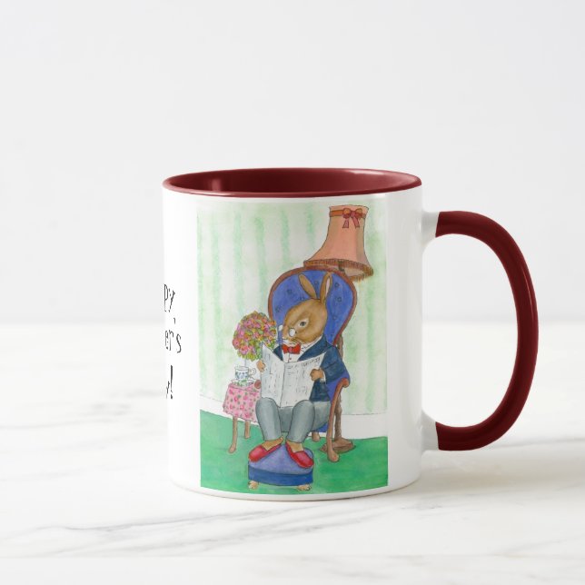 Mr Rabbit Father's Day Mug (Right)