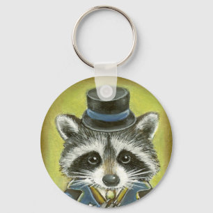 Mr Racoon Key Ring
