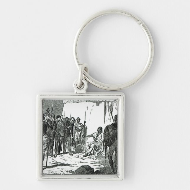 Mr.Rassam's interview with King Theodore Key Ring (Front)