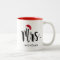 Mr. Red Santa Hat Monogram Holiday