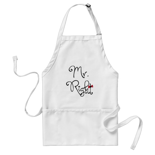 Mr. Right Apron (Front)
