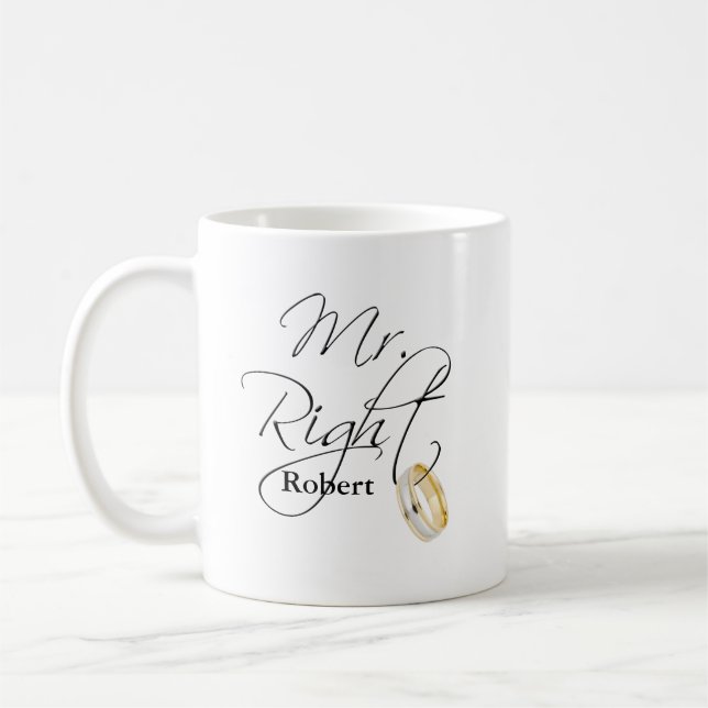 Mr Right Coffee Mug (Left)