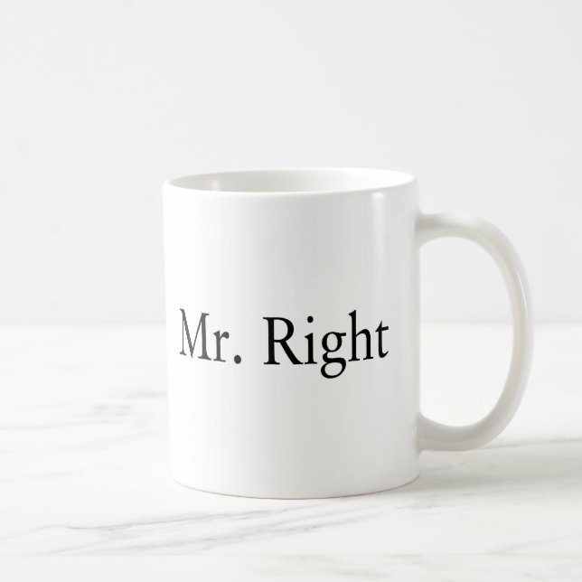 Mr. Right Coffee Mug (Right)