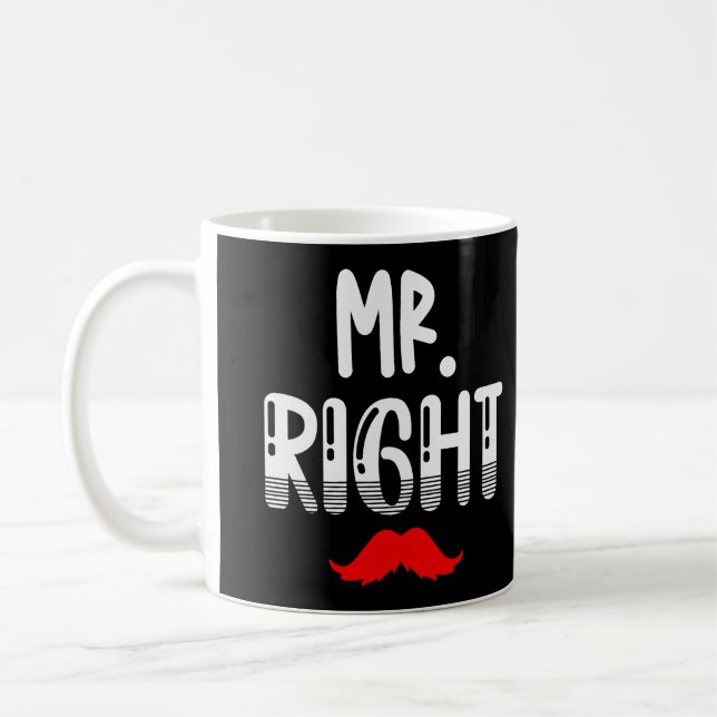 Mr Right Groom Coffee Mug (Left)