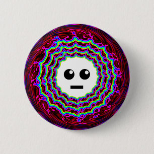Mr Robot Face... 6 Cm Round Badge