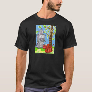 Mr Robot walks his robot dog T-Shirt