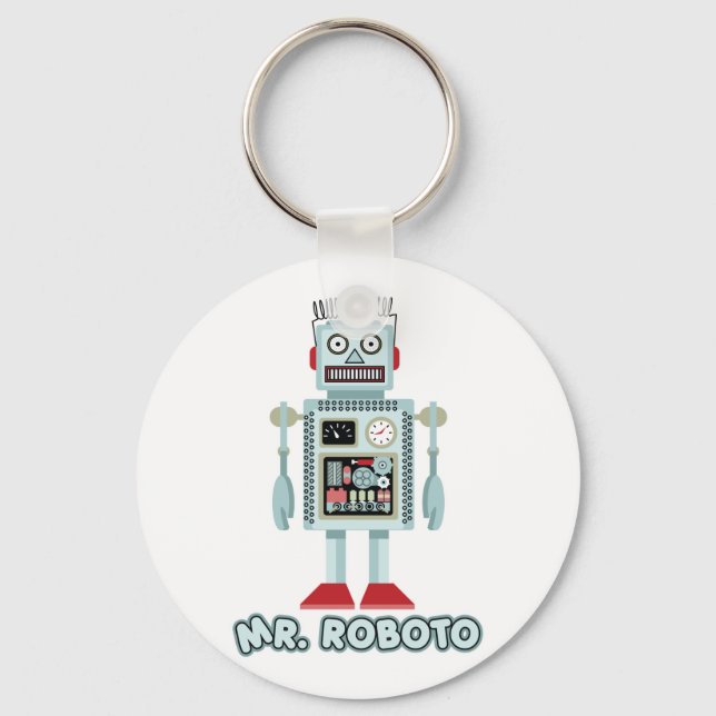 Mr Roboto Key Ring (Front)
