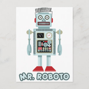 Mr Roboto Postcard