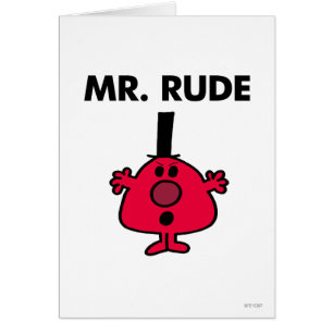 Mr. Rude Red-Faced Anger