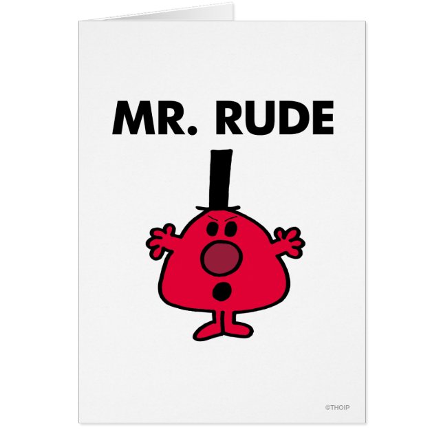 Mr. Rude | Red-Faced Anger (Front)