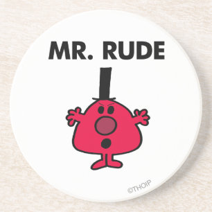 Mr. Rude   Red-Faced Anger Coaster