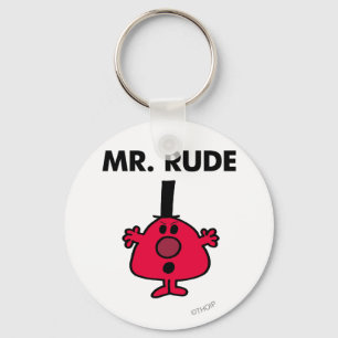 Mr. Rude   Red-Faced Anger Key Ring